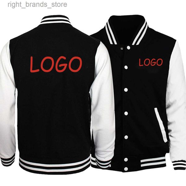 

men's jackets men's jackets custom the /word jacket loose black clothes diy pattern men baseball autumn winter warm fleece hoodie, Black;brown
