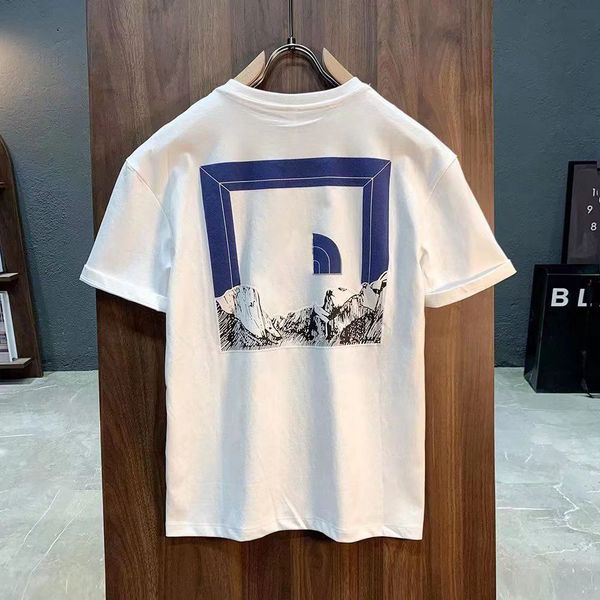 

mens t-shirts designer letter printed t shirts tee sweatshirt fashion high street short sleeves summer casual t-shirt breathable men crew ne, White;black