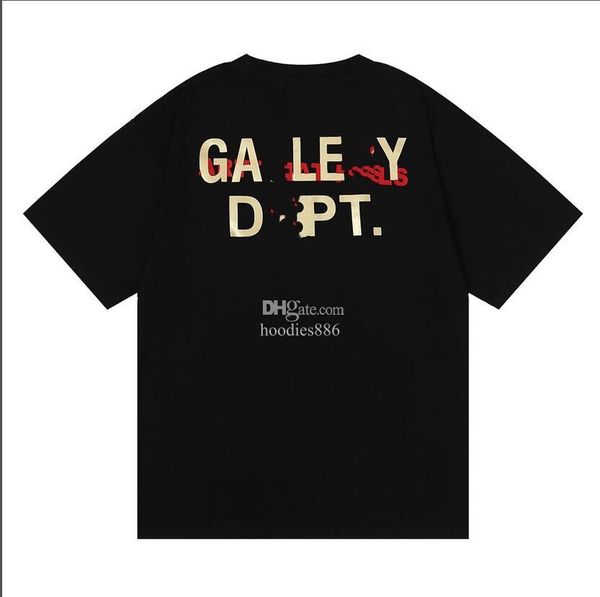 

men's t shirts galleryes depts designer summer gallary shirt alphabet printed star same round neck short sleeve t shirt for men and, White;black