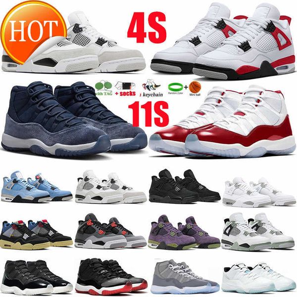

basketball shoes 4 jumpman 4s midnight navy military black cats seafoam violet ore sneakers 2023 cherry 11 11s cool grey bred 25th mens