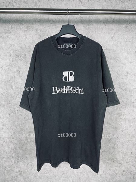 

23ss designer letter printed t shirts tee sweatshirt fashion high street short sleeves summer casual t-shirt breathable men women crew neck, Black;brown