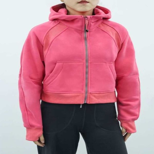 

jacket designer short lulus women autumn and winter new scuba woman yoga sports leisure full zip jackets plush hoodie yellow techowxw, Black