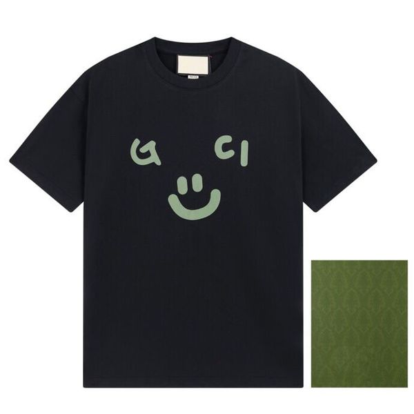 

hip-hop street t-shirt runway style printed short-sleeved shirt high-grade customized women's men's t-shirt sportswear clothing g3, Black;brown