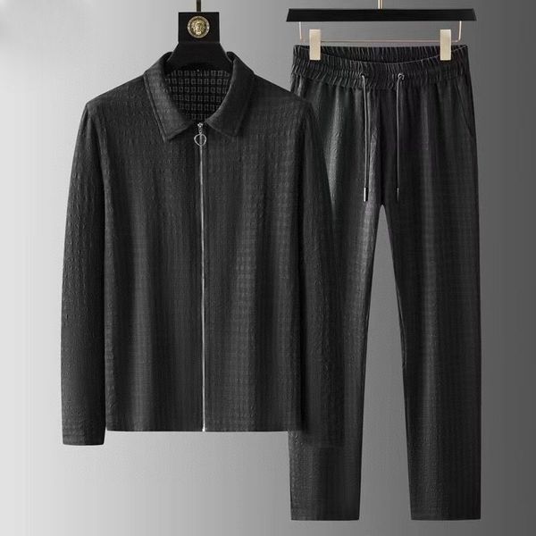 

men's tracksuits plus size outerwear & coats sizehoodies hoodies suit hooded casual fashion color stripe printing asian size wild breat, Gray