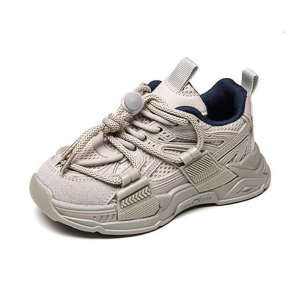 

girls' sports shoes 2023 spring and autumn new style chil1en's father shoes parent-child shoes middle school students' boys&#, Black;red