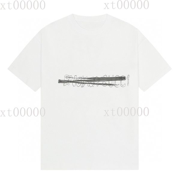 

23ss designer letter printed t shirts tee sweatshirt fashion high street short sleeves summer casual t-shirt breathable men women crew neck, Black;brown