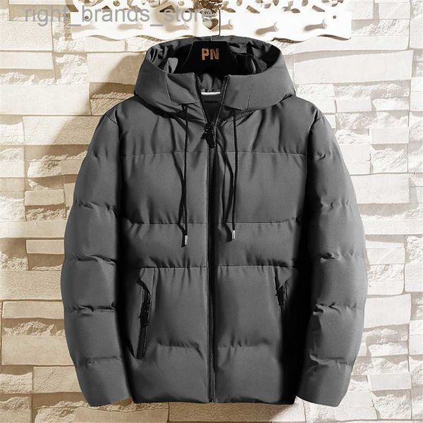 

men's jackets men's jackets autumn winter plus size hooded thick warm coat outwear male ets down jacket erkek mont y2302 0219v23, Black;brown
