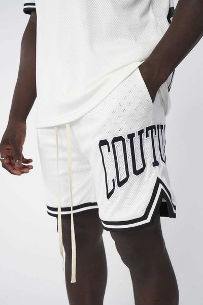 

men's shorts 2022 new gym shorts men training fitness sport shorts running men summer beach shorts workout quick dry jogging short pant, White;black
