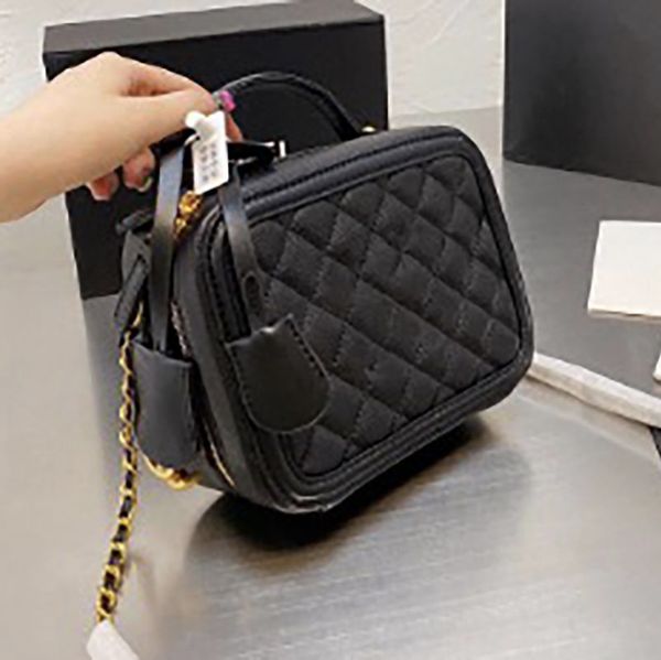 

7a r bags leather messenger luxury designers handbags bag make up shoulder wash cosmetic beauty bags lady box trunk crossbody bag for women