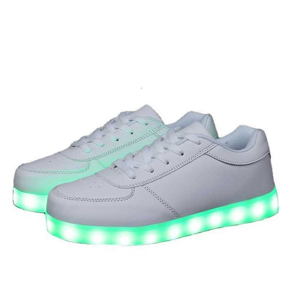 

low light shoes korean usb charging led light-emitting shoes, Black