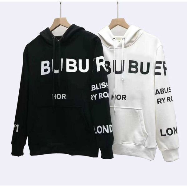 

mens hoodies burb designer sweatshirt men plus size long sleeve pullover hoodie tb classic leisure sweater warm comfortable, Black