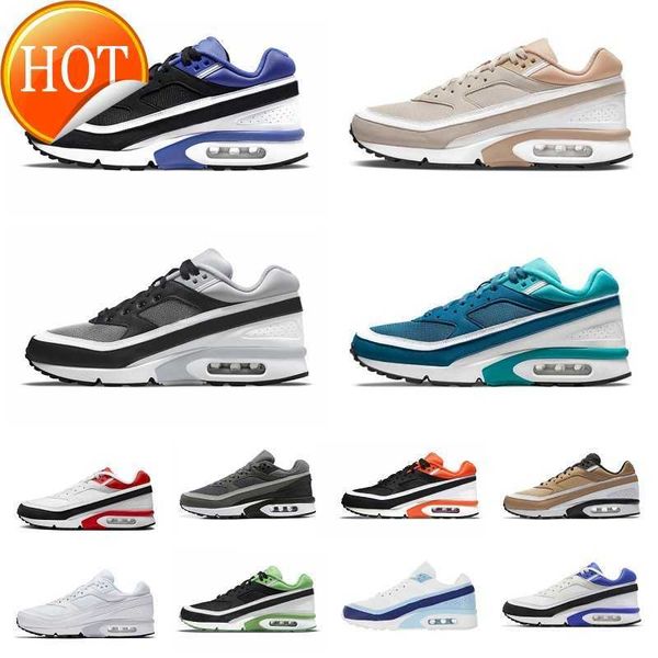 

2023 airmaxs max bw casual shoes mens women air og marina textile black emerald persian violet flax grey green vachetta tan blue cap cream
