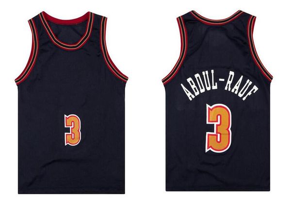 

mahmoud abdul-rauf stitched basketball jersey s-6xl mitchell ness jersey 1993-94 mesh hardwoods classics retro jerseys men women youth 3, Black;red