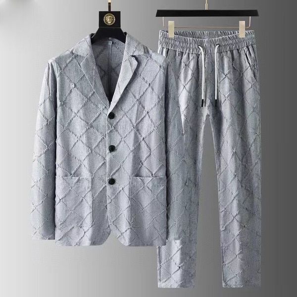 

men's tracksuits plus size outerwear & coats sizehoodies hoodies suit hooded casual fashion color stripe printing asian size wild breat, Gray