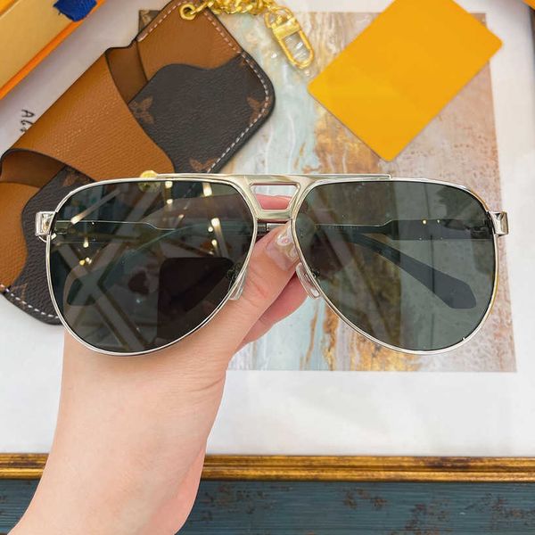 

50%off designer sunglasses new pilots men's metallic outdoor women's sunglasses female classic eyewear uv400 outdoor holiday glass, White;black