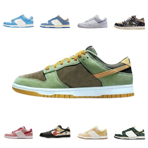 

designer dunkes sb running shoe mens womens skakteboard ts apple green unc black white lemon drop steamboy russet cedar ice cream sports sne