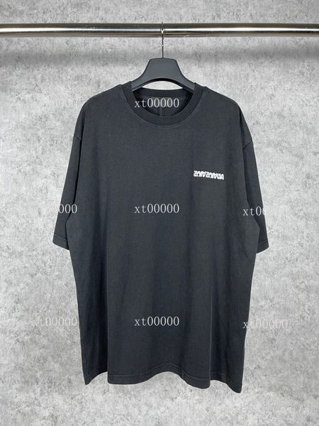 

23ss designer letter printed t shirts tee sweatshirt fashion high street short sleeves summer casual t-shirt breathable men women crew neck, Black;brown