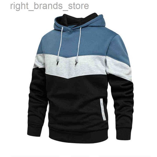 

men's hoodies sweatshirts men's patchwork hoodies autumn winter men streetwear hip-hop korea style fleece hoodies sweatshirts men, Black