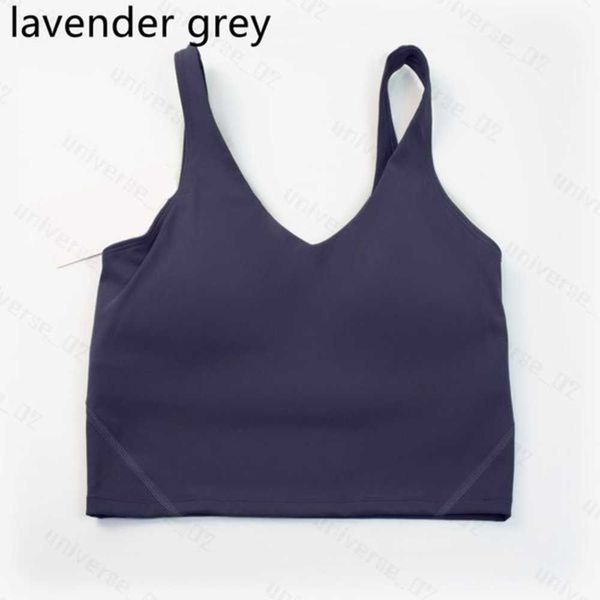 

yoga align lulus sports bra gym clothes womens underwears tanks camis shockproof running fashion icon fitness workout back 0pwblululemens wo, Gray