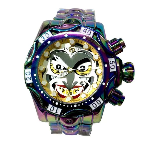 

2022 personality facebook large dial domineer quartz watch gift, Slivery;golden
