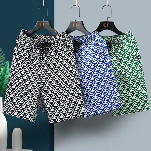 

men's shorts men casual shorts summer breathable quickdrying running shorts for men summer korean fashion printed shorts summer short p, White;black