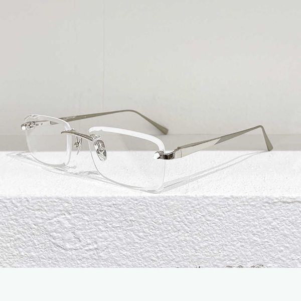 

2023 luxury brand design sunglasses women men new advanced frameless small square female outdoor sunglasses box for ladies sun glasses shade, White;black