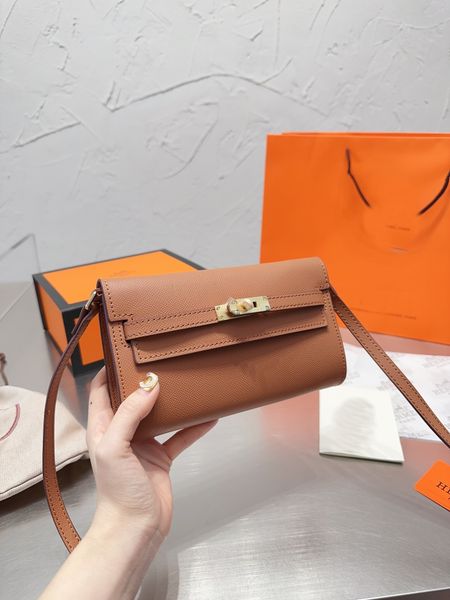 

2023 h-brand 22*12cm women leather shoulder handbag luxury designer woc purse womens messenger bags
