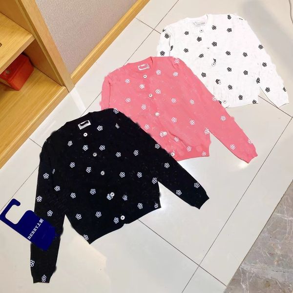 

women's polos 2023 summer new cardigan sense niche print fashion loose shirt, White