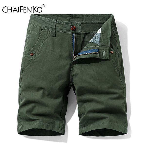 

men's shorts mens summer shorts 2021 new cotton casual cargo shorts army tactical military short pants men loose work solid color short, White;black