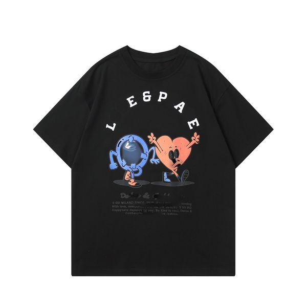 

men designer t shirt summer mens casual t shirts for man women short sleeve tee shirt clothing letter pattern printed tees love pattern, White;black