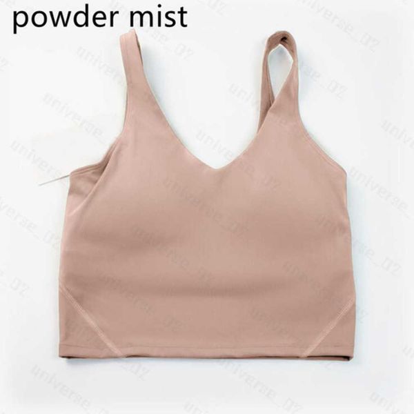 

yoga align lulus sports bra gym clothes womens underwears tanks camis shockproof running fashion icon fitness workout back irrplululemens wo, Gray