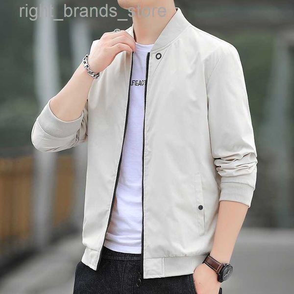 

men's jackets men's jackets new autumn bomber baseball jacket men fashion slim fit coat streetwear solid color male outwear zipper, Black;brown