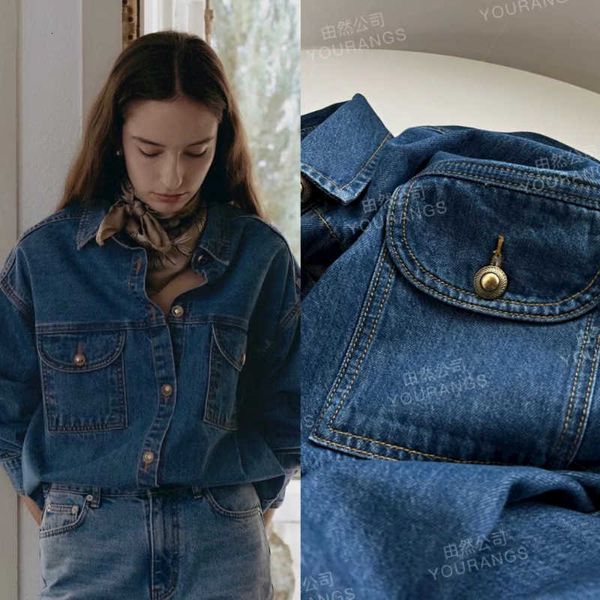 

23 the ideal denim for practical beauty in spring and summer bl double-wear women's jacket shirt, White