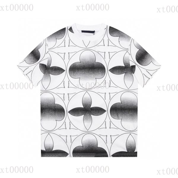 

23ss designer letter printed t shirts tee sweatshirt fashion high street short sleeves summer casual t-shirt breathable men women crew neck, Black;brown