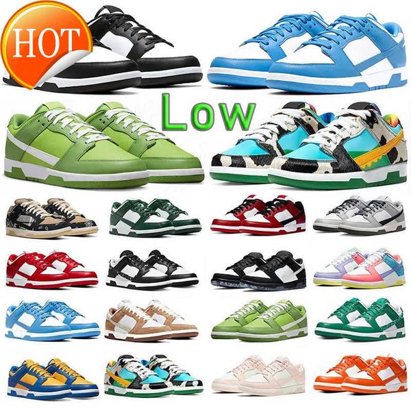 

mens women chunky low basketball shoes black white panda unc laser orange coast syracuse kentucky pink valentines day purple outdoor sports