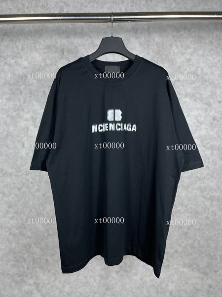 

23ss designer letter printed t shirts tee sweatshirt fashion high street short sleeves summer casual t-shirt breathable men women crew neck, Black;brown