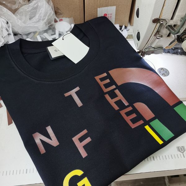 

t shirts for women mens europe italy cotton designer letter printing fashion short sleeve graphic customize tshirt women two g brands clothe, White;black