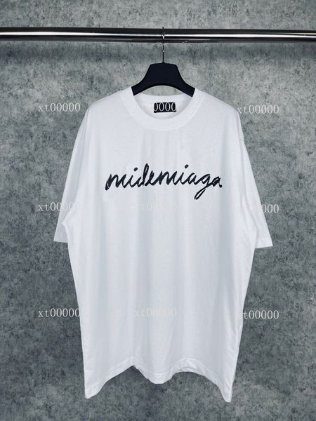 

23ss designer letter printed t shirts tee sweatshirt fashion high street short sleeves summer casual t-shirt breathable men women crew neck, Black;brown