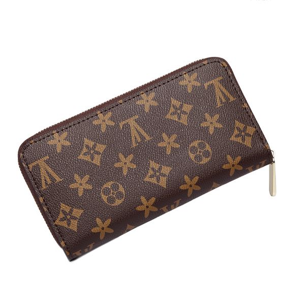 

designers wallets fashion women wallet pu leather long wallet single zipper lady ladies classical coin purse with box 05, Red;black