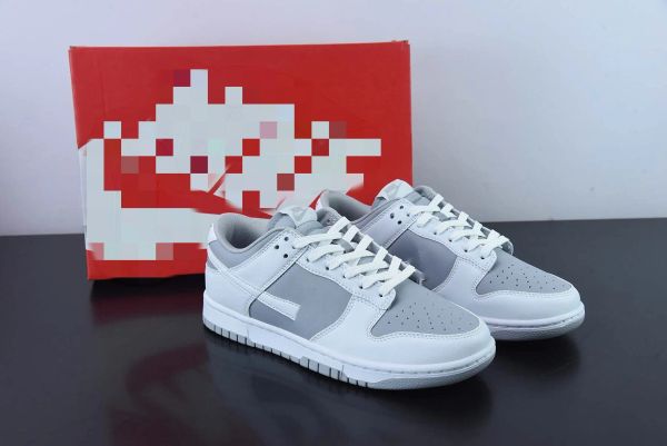 

2023 wholesale skateboard shoes men women duks low white grey outdoor running shoes road racing casual shoes original with boxes