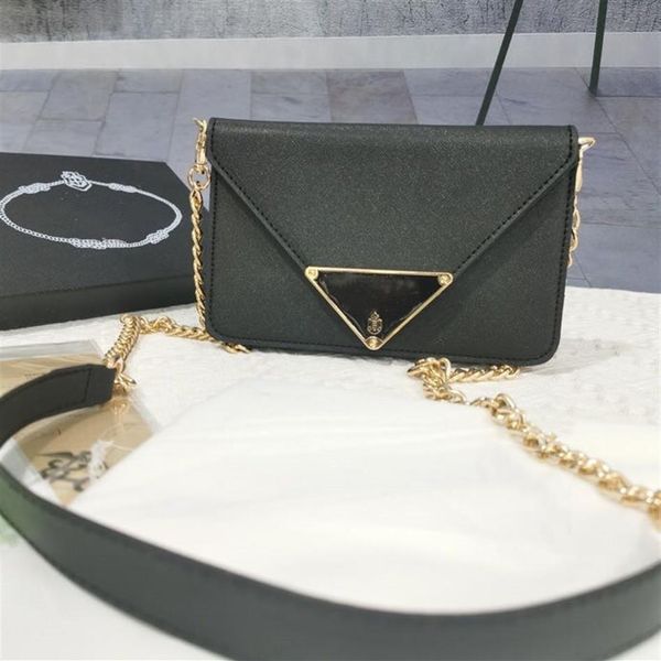 

fashion women chain messenger bag luxury good crossbody designers shoulder bags quality designer purses ladies handbag black white285j