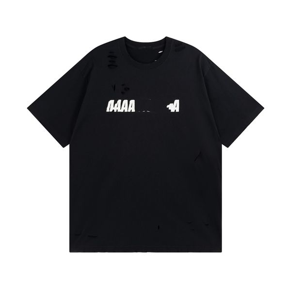 

men's t-shirts fashion men's t-shirt 2023 balencaigaity new cotton soft anti-wrinkle retro decorative printing letters casual stud, White;black