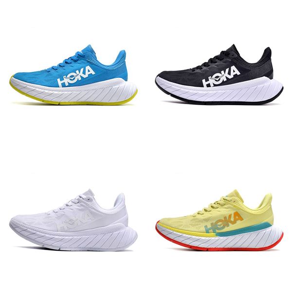 

fashion hoka running shoes for men womens bondi 8 clifton triple white harbor mist blue lunar rock runner mens sports sneakers outdoor, Black