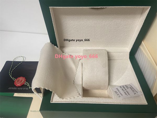 

fashion original wooden watch boxes dark green watch accessories are applicable to 126720 126660 126610 228239 228239 gift box booklet card, Black;blue