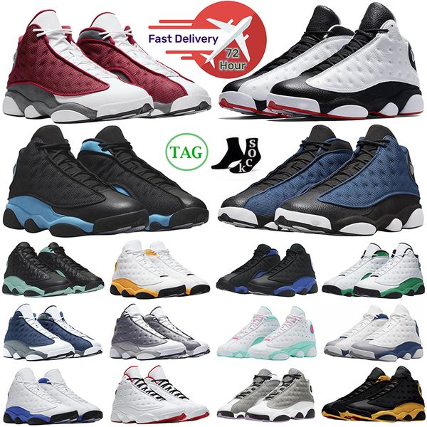 

jumpman 13 13s mens basketball shoes brave blue black flint university blue hyper royal red wolf grey chicago obsidian del sol men women tra