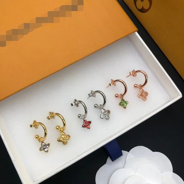 

europe america fashion style lady women simplicity dangles earrings titanium steel hollow out full diamond v initials stud tassels earrings, Silver