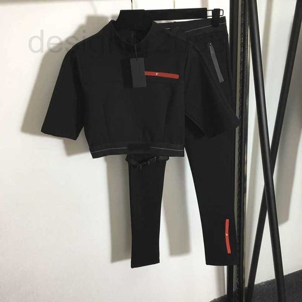 

women's two piece pants designer minlan style spring summer brand same pieces sets coat black empire short sleeve meiyi dcaw, White
