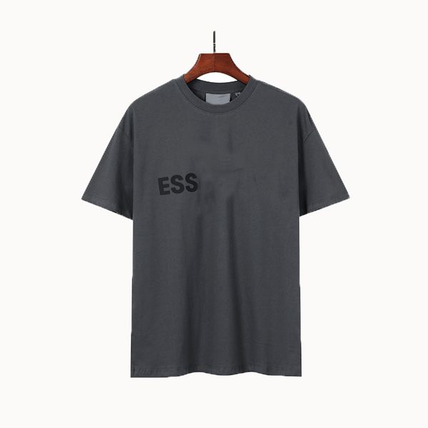 

ess fashion t-shirt school couple outfit crewneck casual t-shirt men's and women's summer short sleeved letter shirt 3xl 4xl, White;black