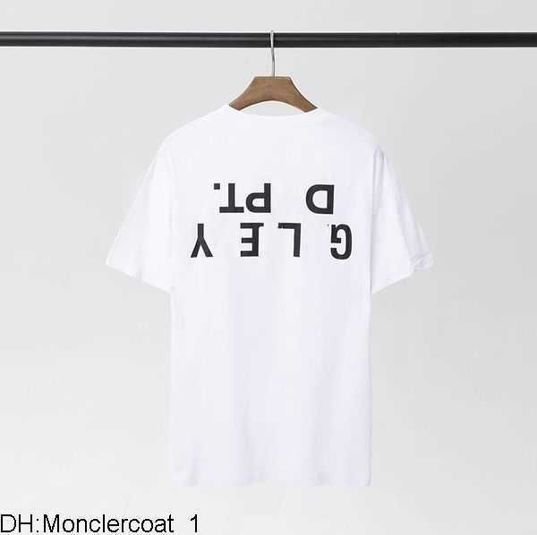 

2023 galleryes t shirt depts mens tshirt designer fashion pure cotton t-shirt womens high street luxury loose classic print couples 15gssy, White;black