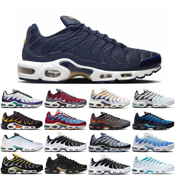 

men running shoes triple black white tn plus black yellow football federation black yellow unity club men women trainers des chaussures homm